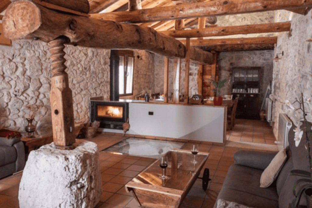 Instalación renovable en una casa rural