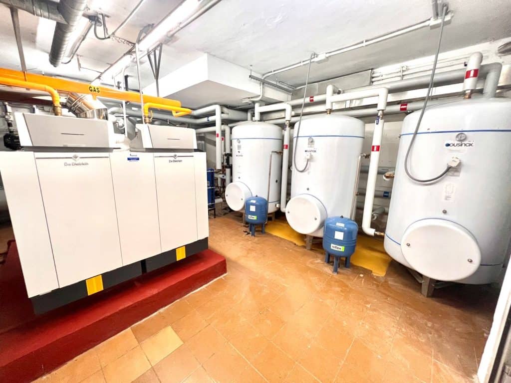Sala de calderas en Siero después de la actuación