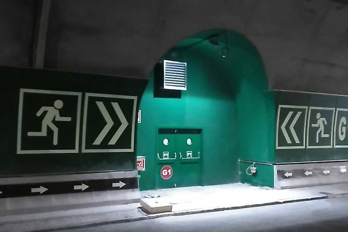 Previnsa proyectos integrales de señalización industrial. Señalización en tunel.