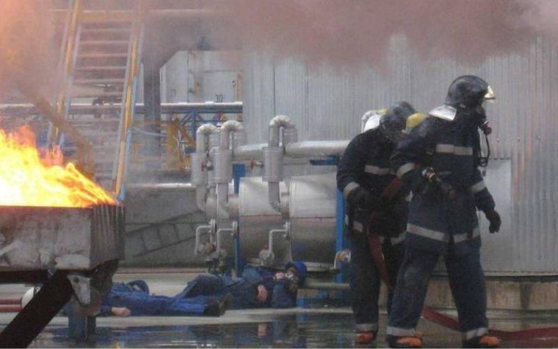 Previnsa Simulacros. Simulacro de evacuación de varios heridos.
