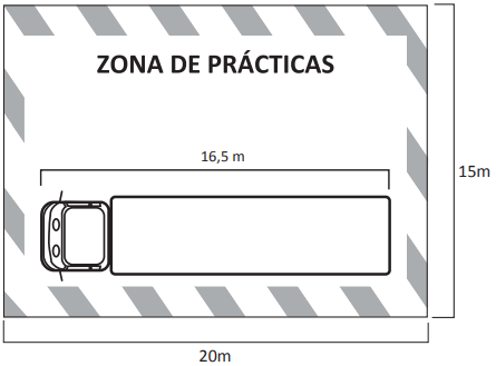 Unidad móvil de formación Fire Eagle Pro. Plano par ubicación de la unidad.
